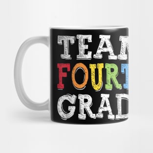 Team 4th Grade Squad Fourth Teacher Student Back To School Mug